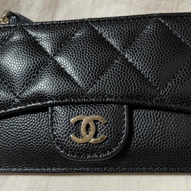 CHANEL シャネル♡フラグメントケース ブラック♡カードケース♡ミニ ...