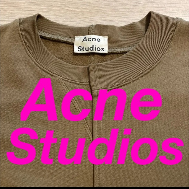 Acne studios sweatshirt オリーブグリーン