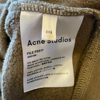 Acne studios sweatshirt オリーブグリーン