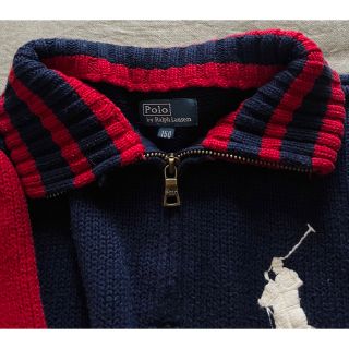 POLO RALPH LAUREN - ポロ ラルフローレン ジップアップ ネイビー