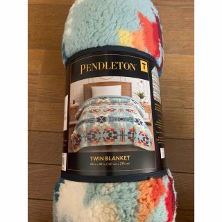 ペンドルトン(PENDLETON)のPENDLETON ペンドルトン　ブランケット　ツイーンサイズ　ブルー(毛布)