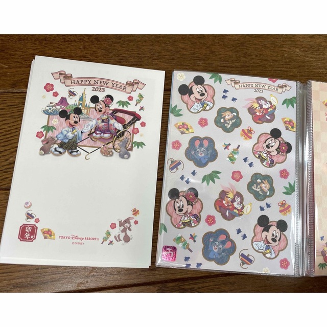 Disney(ディズニー)のディズニーリゾート　正月　年賀状　ポストカード エンタメ/ホビーのコレクション(使用済み切手/官製はがき)の商品写真