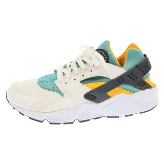 ナイキ(NIKE)のNIKE ナイキ 15年製 AIR HUARACHE SPORT TURQOISE-UNIVERSITY GOLD 318429-137 エアハラチ ローカットスニーカー ホワイト/イエロー/ミントグリーン US10.5(スニーカー)