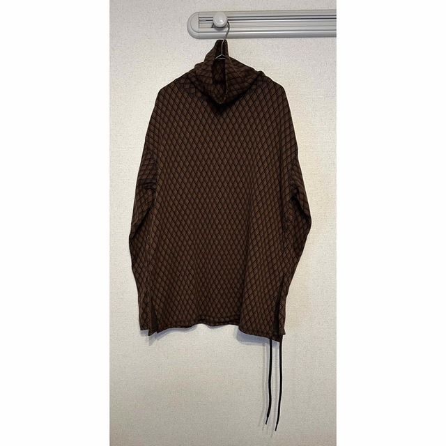 moussy(マウジー)のmoussy CHECK JAQGUAD KNIT レディースのトップス(ニット/セーター)の商品写真