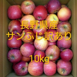 W-2 サンふじ訳あり10kg 長野県産りんご(フルーツ)