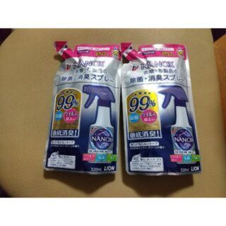 トップ NANOX ナノックス 除菌・消臭スプレー 詰め替え 2袋(その他)