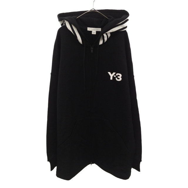 L備考Y-3 ワイスリー M CH1 FULL-ZIP HOODIE ジップパーカーブラック HG6072