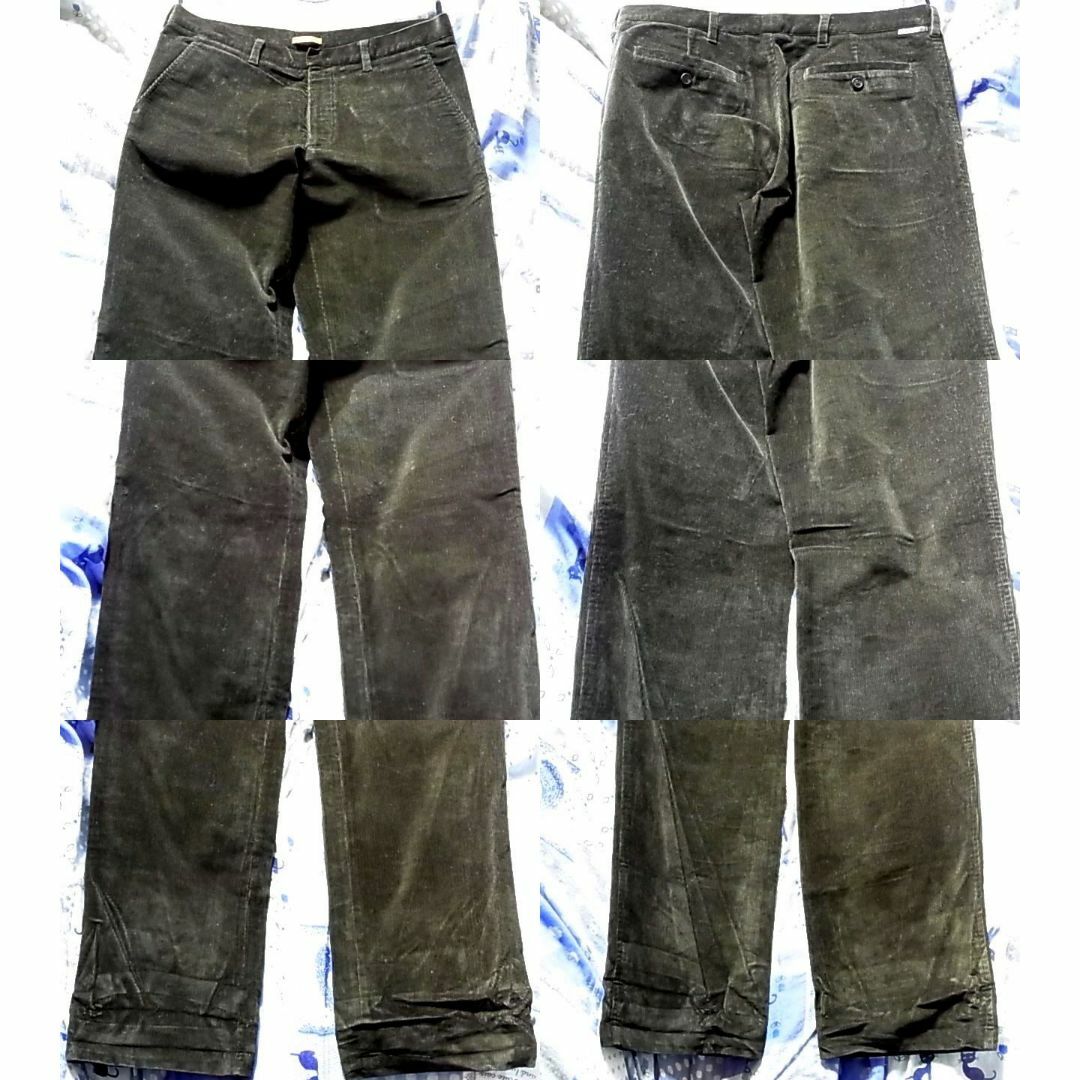 PRADA(プラダ)のウクライナ製プラダPRADAコーデュロイ パンツ48ボトムス緑茶色ダークグリーン メンズのパンツ(その他)の商品写真