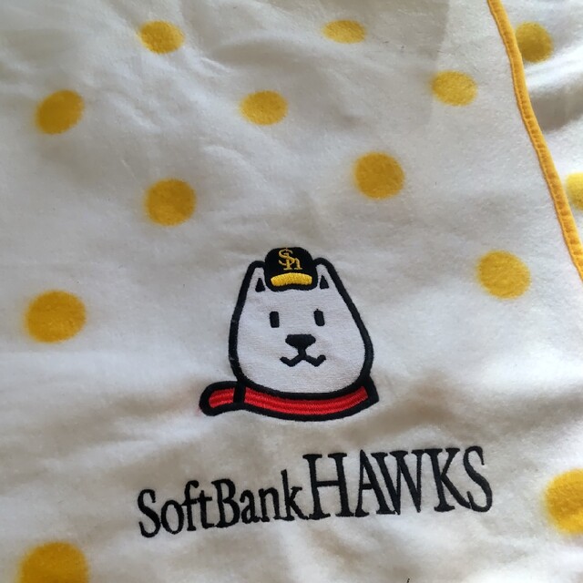 Softbank(ソフトバンク)のソフトバンクホークス　ブランケット スポーツ/アウトドアの野球(応援グッズ)の商品写真