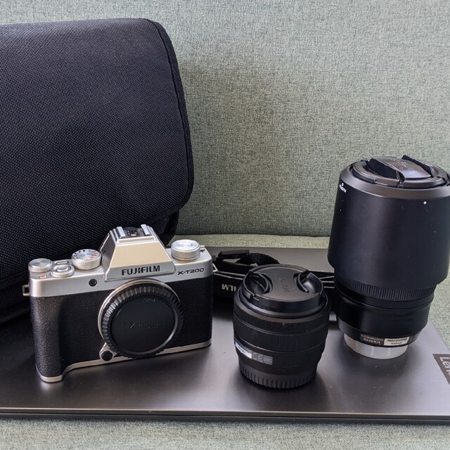 人気大割引 富士フイルム - Fujifilm X-t200 ダブルレンズキット