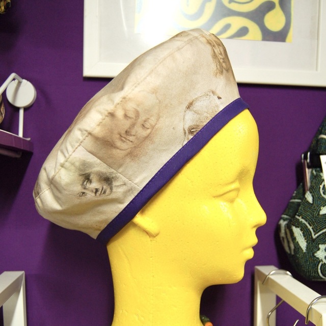 ダヴィンチデッサン　コットンベレー帽 レディースの帽子(ハンチング/ベレー帽)の商品写真