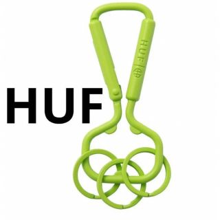 ハフ(HUF)の新品・未開封☆HUF ハフグリーン ボトルオープナー カラビナ(キーケース)