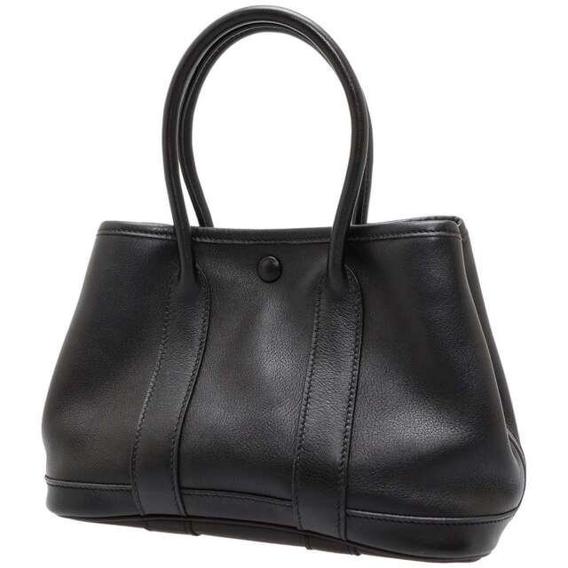 Hermes - エルメス ハンドバッグ ガーデンツイリーTTPM ブラック/シルバー金具 スイフト □I刻印 黒