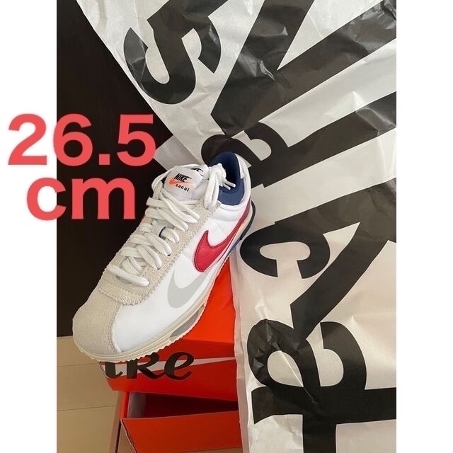 sacai × Nike Zoom Cortez, White / Red