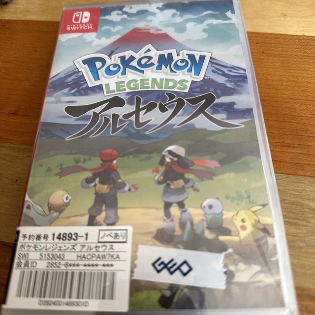 Pokemon LEGENDS アルセウス Switch 新品未開封 | フリマアプリ ラクマ