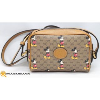 グッチ(Gucci)のグッチGGスプリームディズニーミッキーマウスコラボショルダーバッグ【超美品】(ショルダーバッグ)