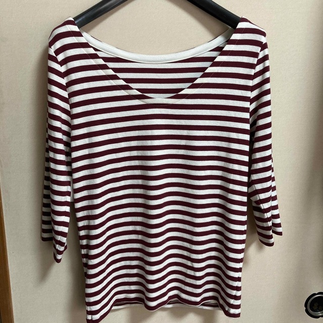 GAP(ギャップ)の【値下げ】《新品》GAP TシャツスーピマコットンサイズL  重ね着インナーにも レディースのトップス(Tシャツ(長袖/七分))の商品写真