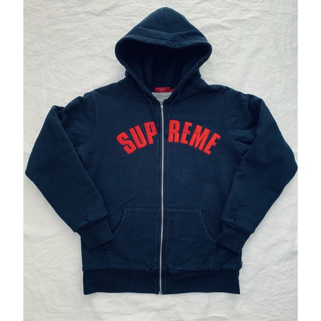 送料無料 SUPREME シュプリーム アーチロゴ ジップパーカー サイズM