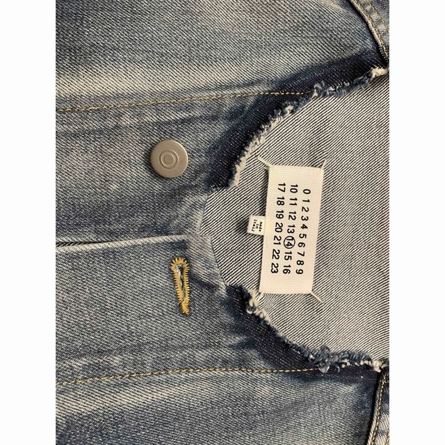 Maison Martin Margiela(マルタンマルジェラ)のMaisonMargiela マルジェラ デニムジャケット 22SS サイズ48 メンズのジャケット/アウター(Gジャン/デニムジャケット)の商品写真