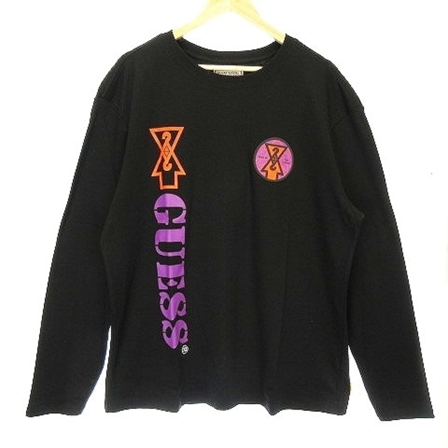 GUESS(ゲス)のゲス GUESSx88RISING Tシャツ 長袖 ロンT プリントXL 黒 メンズのトップス(Tシャツ/カットソー(七分/長袖))の商品写真