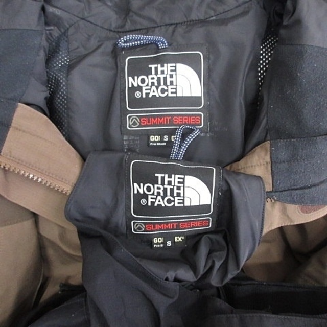 THE NORTH FACE(ザノースフェイス)のザノースフェイス スキー スノーボード ウエア ジャケット パンツ 茶 黒 S スポーツ/アウトドアのスキー(ウエア)の商品写真