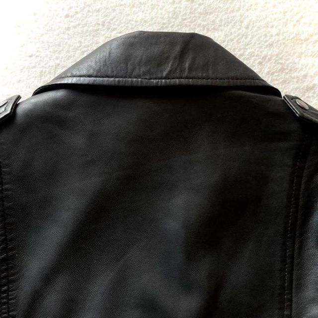 ロンハーマン レザージャケット Sサイズ 黒 ブラック ライダースジャケット 4