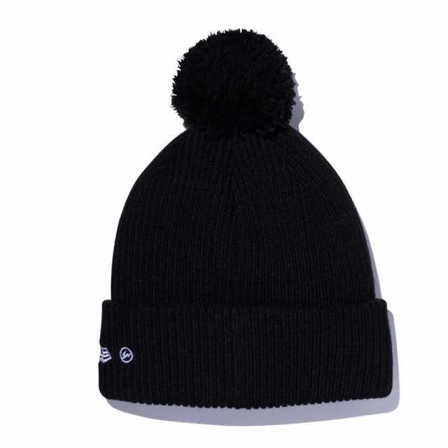 NEW ERA FRAGMENT DESIGN ポンポンニット リブ ブラック 2