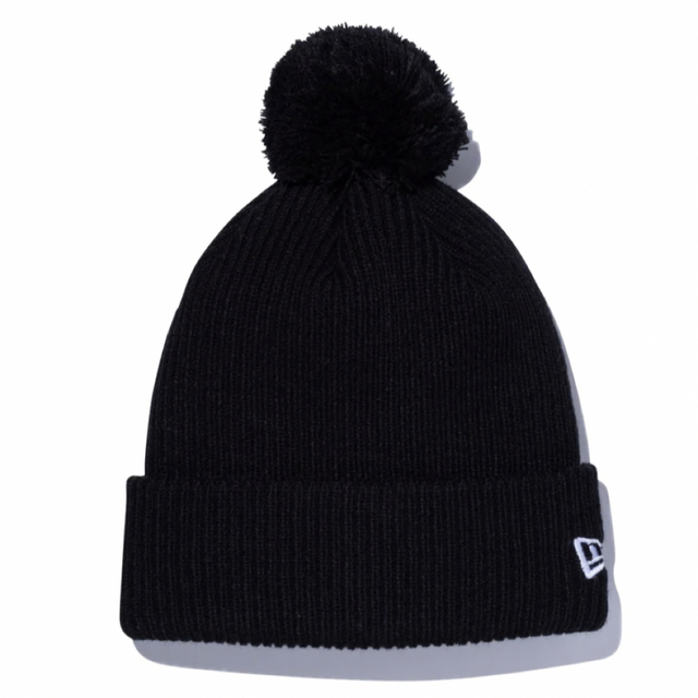 NEW ERA FRAGMENT DESIGN ポンポンニット リブ ブラック 1