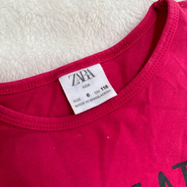 ZARA(ザラ)のZARA トップス 長袖 女の子 110cm キッズ/ベビー/マタニティのキッズ服女の子用(90cm~)(Tシャツ/カットソー)の商品写真