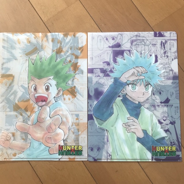 冨樫義博展 HUNTER×HUNTER キルア ゴン ミニクリアファイル | フリマアプリ ラクマ