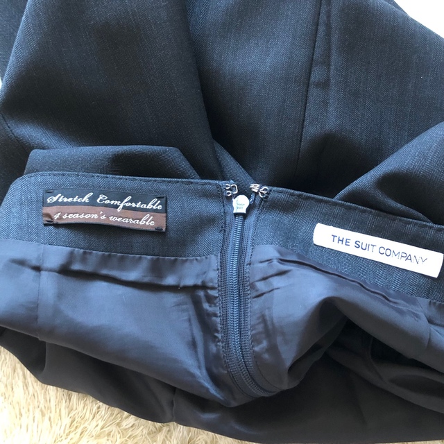 THE SUIT COMPANY - スーツカンパニー スカートスーツ 大きめ 40 L