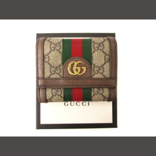 Gucci - グッチ GUCCI 三つ折り 財布 オフィディア コンパクト