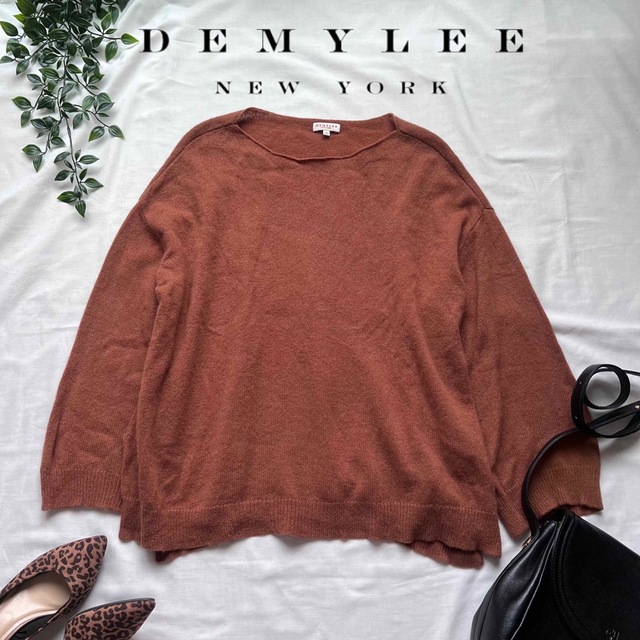 DEMYLEE デミリー カシミヤ%ニットトップス カシミア ニット/セーター