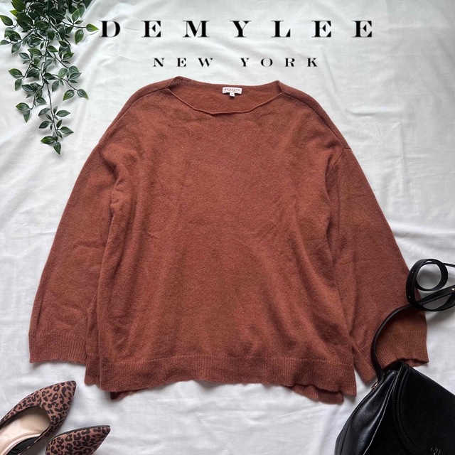 DEMYLEE デミリー カシミヤ100%ニットトップス カシミア