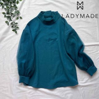 レディメイド(LADY MADE)のLADY MADE レディメイド デザインスリーブ ブラウス トップス チュール(シャツ/ブラウス(長袖/七分))