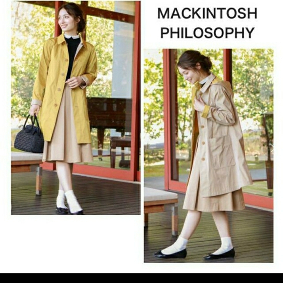 MACKINTOSH PHILOSOPHY(マッキントッシュフィロソフィー)の(週末値下げ)マッキントッシュフィロソフィー　リバーシブルコート38サイズ レディースのジャケット/アウター(トレンチコート)の商品写真