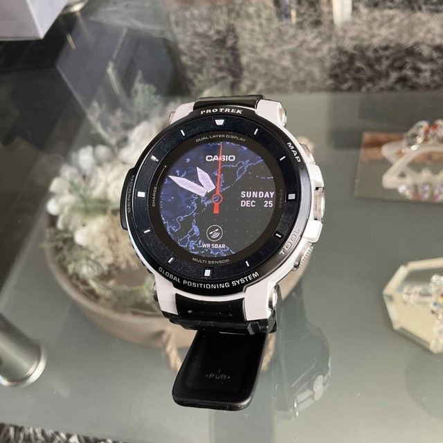 海外輸入】 限定 極美品 CASIO PROTREK SMARTスマートWSD-F30-WE econet.bi