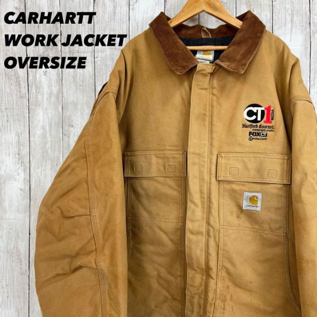 【人気】CARHARTTカーハート　ゆるだぼトラディショナルダックジャケット