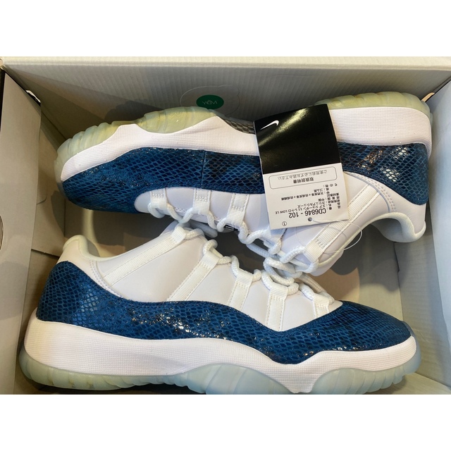 メンズNIKE AIR JORDAN 11 RETRO LOW SNAKE US11