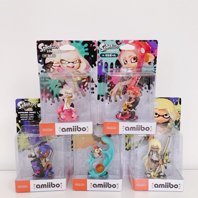 Nintendo Switch(ニンテンドースイッチ)の未開封❣️未使用 amiibo 5種セット ヒメ タコガール トリプルセット エンタメ/ホビーのゲームソフト/ゲーム機本体(家庭用ゲームソフト)の商品写真