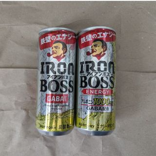 【廃盤品】IRON BOSS エナジードリンク アイアンボス ２種セット 空き缶(ソフトドリンク)