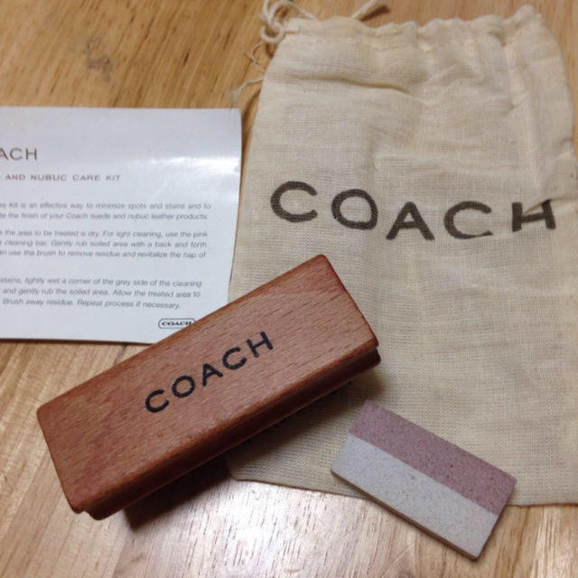 COACH(コーチ)のCOACH スエードお手入れセット インテリア/住まい/日用品のインテリア/住まい/日用品 その他(その他)の商品写真