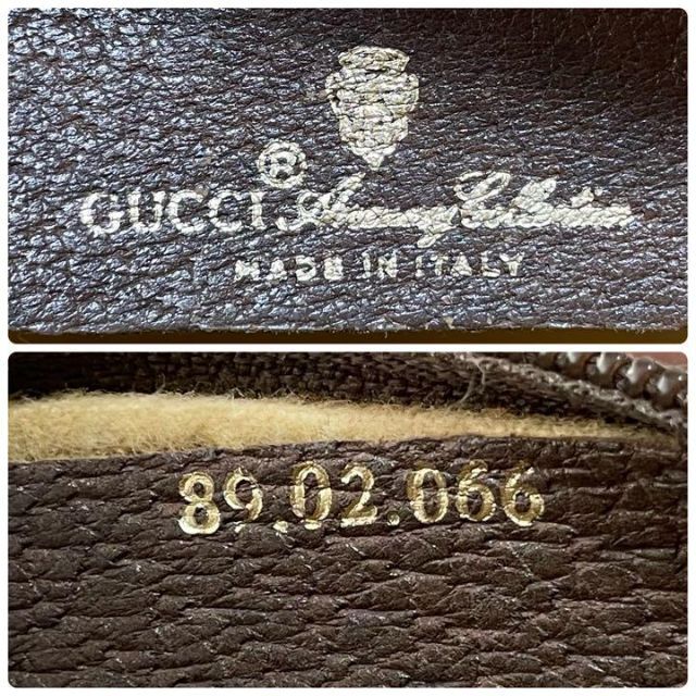 安い正規店 Gucci オールド グッチ PVC×レザー ショルダー バッグ ポシェット シェリーラインの通販 by ソレイユ｜グッチならラクマ 