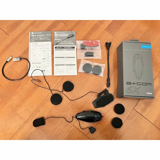 中古品】B+com 6X ビーコム インカム SB6X シングルユニットの 中古品】B+com 6X ビーコム インカム SB6X シングルユニットの