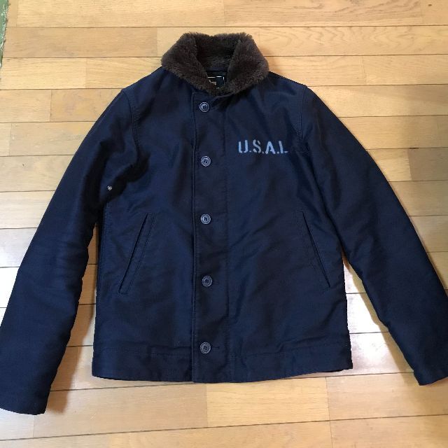 ALPHA INDUSTRIES N-1 デッキジャケット Sサイズ ネイビー