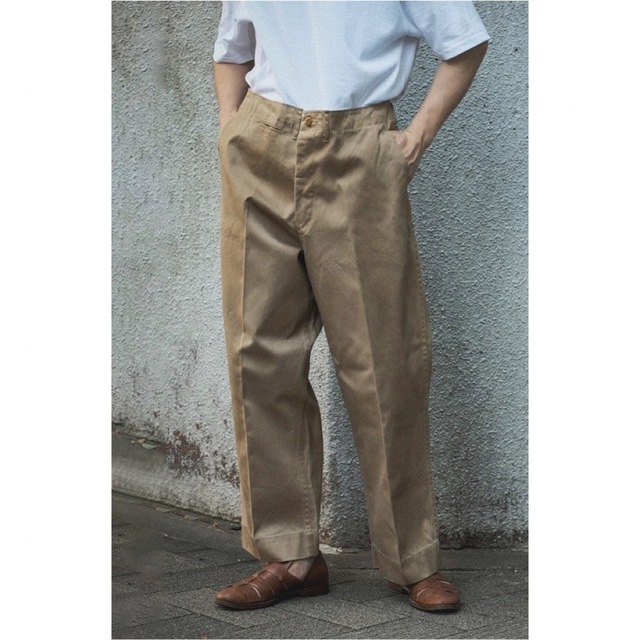 激安通販新作 A.PRESSE - COMOLI Vintage Trousers Chino ARMY US