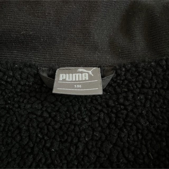 PUMA(プーマ)の★良品★PUMA プーマ ベンチコート ロングダウン キッズ 150 男の子 黒 キッズ/ベビー/マタニティのキッズ服男の子用(90cm~)(ジャケット/上着)の商品写真