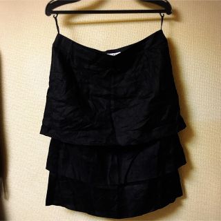 アドーア(ADORE)のたいたい様専用 ADORE タイトスカート リネン フリル アドーア(ひざ丈スカート)