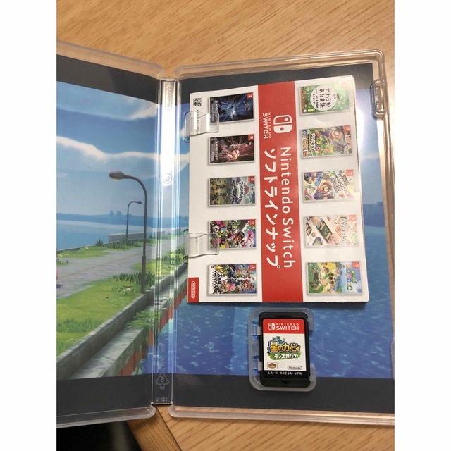 Nintendo Switch(ニンテンドースイッチ)の「ほぼ新品」星のカービィ　ディスカバリー エンタメ/ホビーのゲームソフト/ゲーム機本体(携帯用ゲームソフト)の商品写真