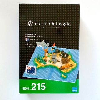 カワダ(Kawada)のナノブロック 海外 オーストラリア 動物エリアマップ nanoblock(その他)